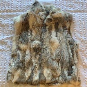 Adrienne Landau Real Fur Vest